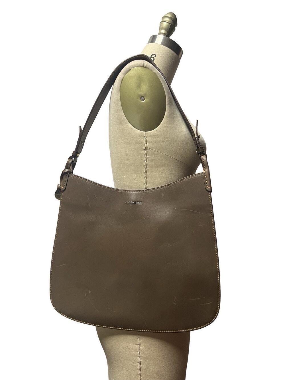 Dooney & Bourke Alto Made in Italy Smooth Leather Shoulder Purse Bag